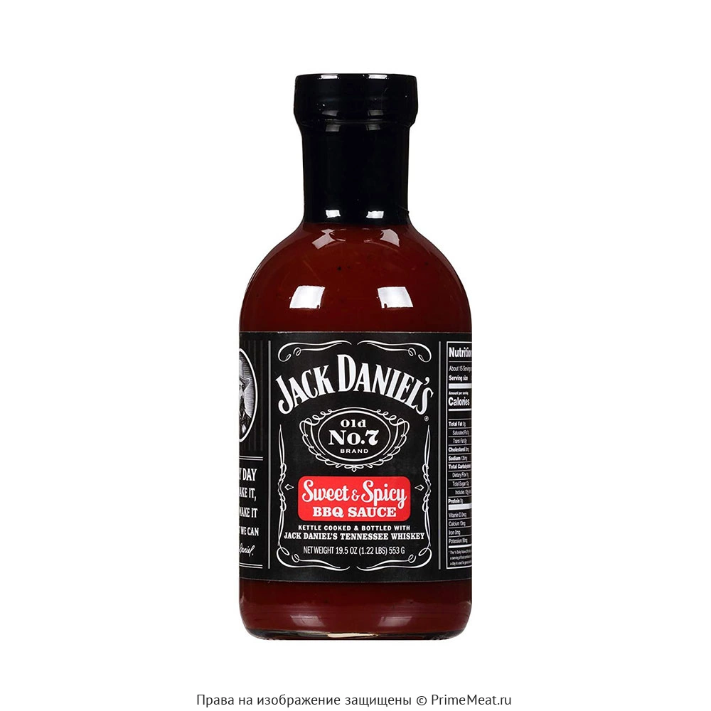 «Jack Daniels» Сладкий и острый соус барбекю, 553 г (фото)