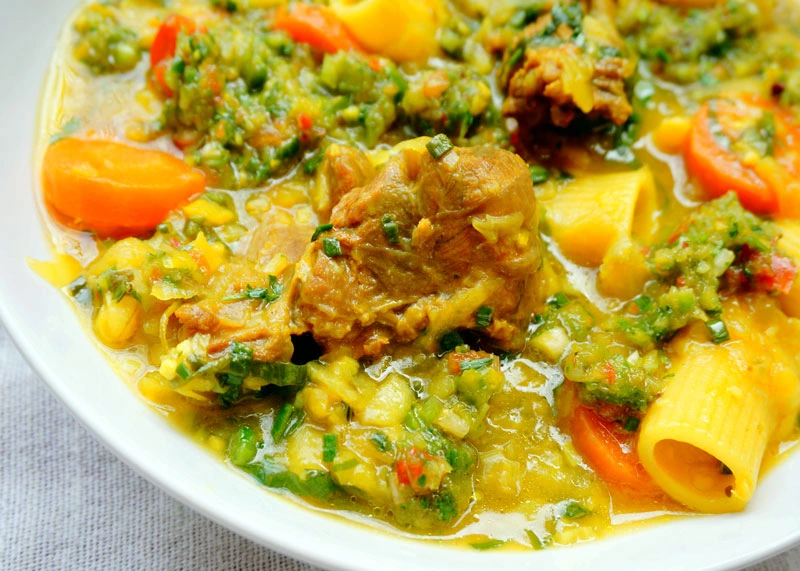 Зарубежная кухня: Гаити, суп «Джуму»