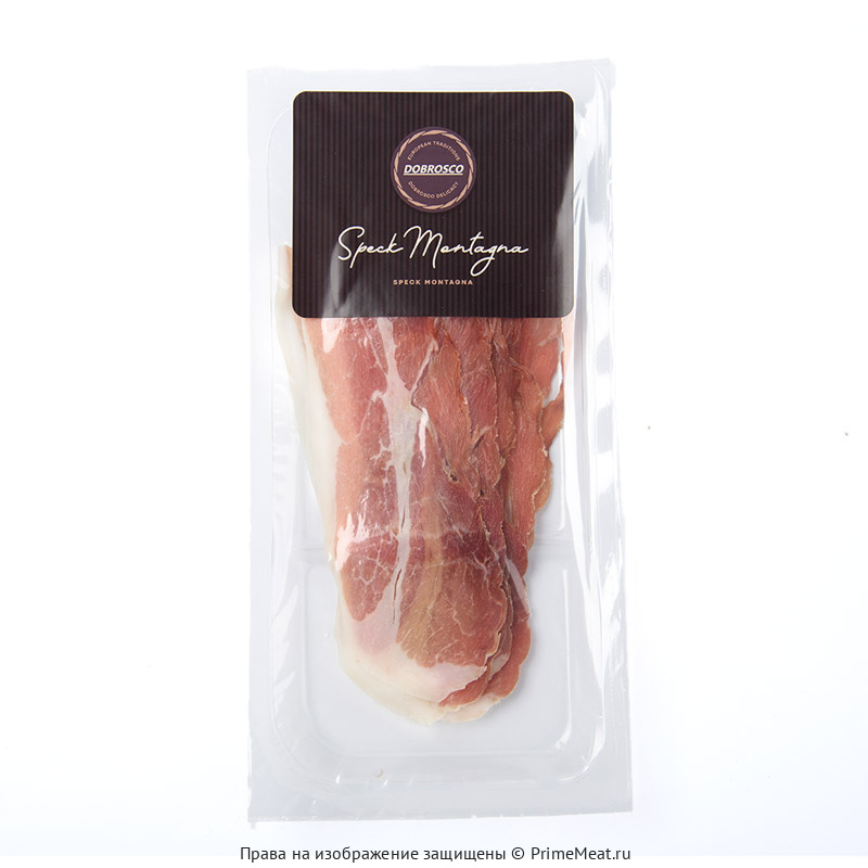 картинка Окорок свиной шпек "Montagna" DOBROSCO 70 г от магазина Primemeat
