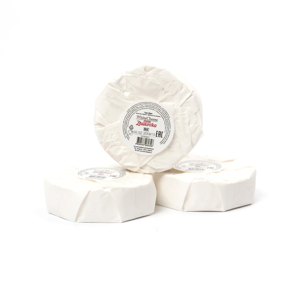 картинка Мягкий сыр "Бри" с белой плесенью, 150 г от магазина Primemeat