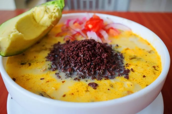 Зарубежная кухня: Эквадор, Ягуарлокро – суп с кровью