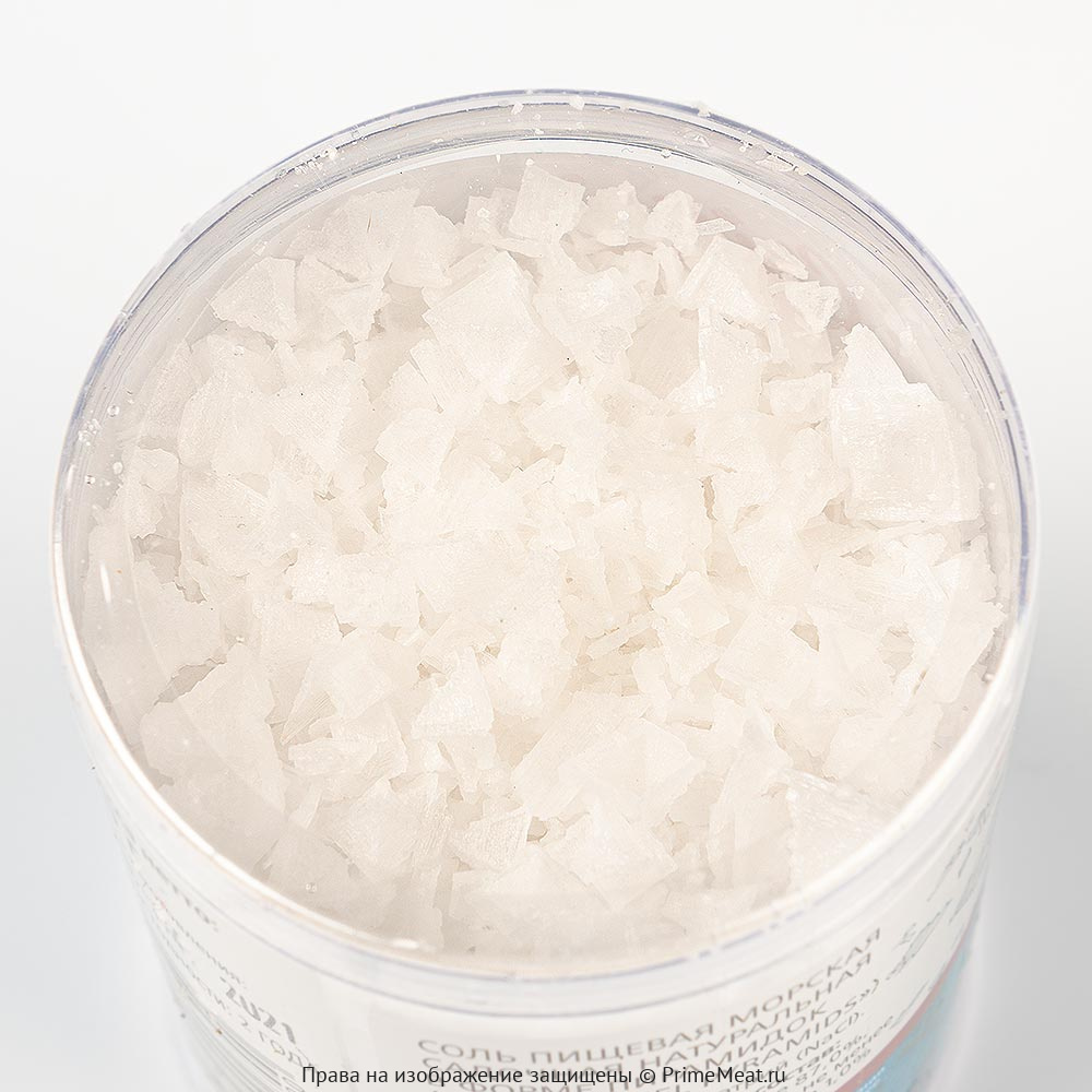 Соль пищевая морская садочная натуральная в форме пирамидок Cristal Fakes, 70 г (фото)