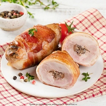 картинка Рулетики из филе перепелки с трюфелем в беконе (полуфабрикат) от магазина Primemeat