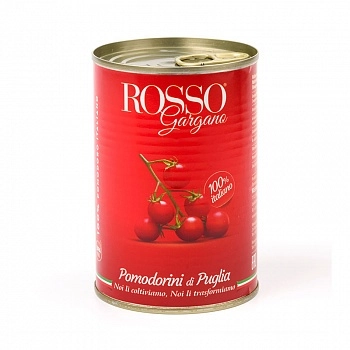 картинка Томаты черри в собственном соку Rosso Gargano 400 г от магазина Primemeat 