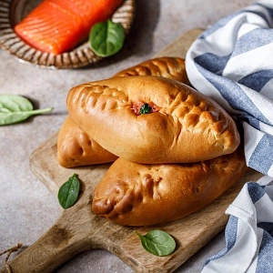 Пирожки дрожжевые с мясом