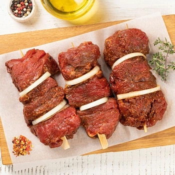Шашлычки по-Тбилисски из говяжьей вырезки (фото)