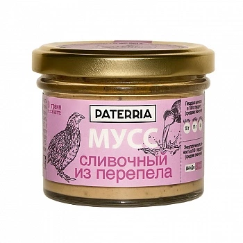 картинка Мусс сливочный из перепела, 90 г от магазина Primemeat