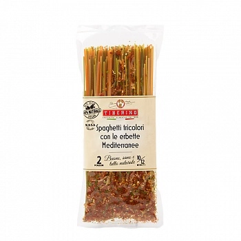 картинка Паста спагетти с ароматными травами Tiberino 250 г от магазина Primemeat