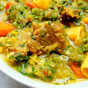 Зарубежная кухня: Гаити, суп «Джуму»