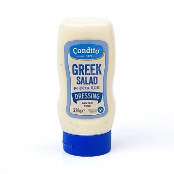 Заправка для греческого салата с сыром Фета Condito 330 г (фото)