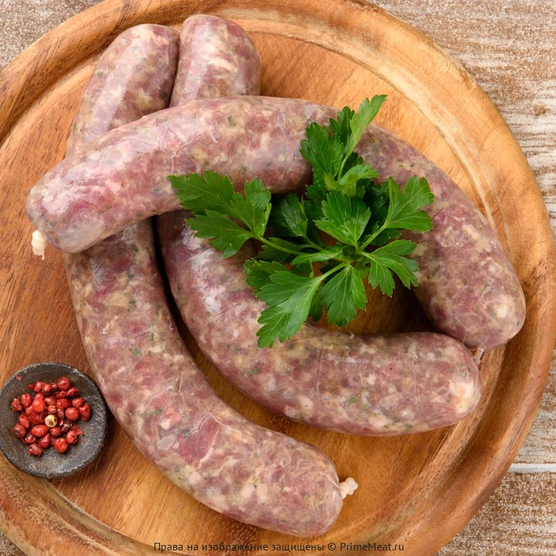 Колбаски баварские из говядины и свинины (фото)