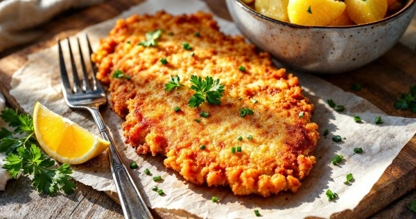 🥩 Венский шницель — гордость Австрии и символ золотистой корочки