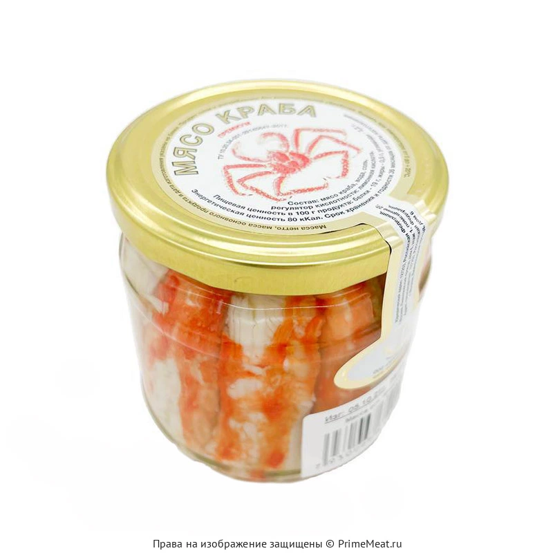 картинка Мясо краба 430 г от магазина Primemeat