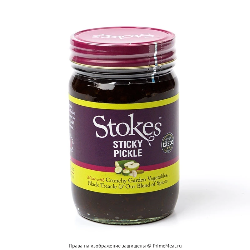 Соус Stokes "Sticky Pickle" томатный для мяса с маринованным огурцом 430 г (фото)