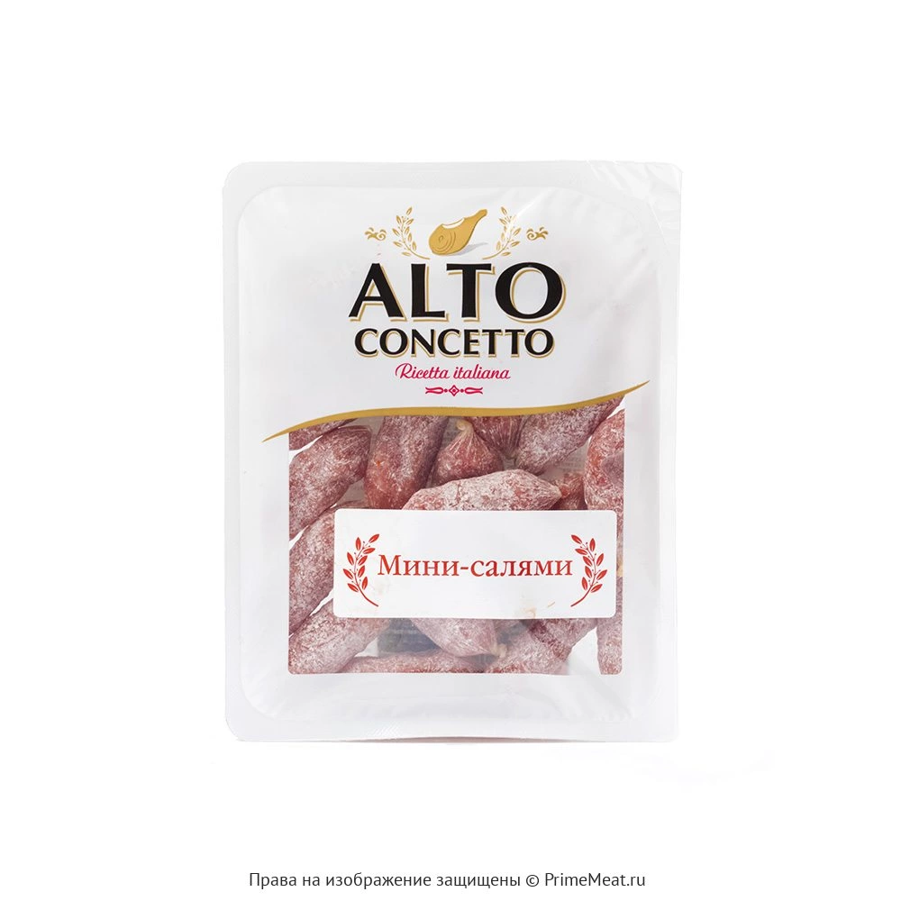 картинка Колбаски мини-салями сыровяленые Alto Concetto 150 г от магазина Primemeat