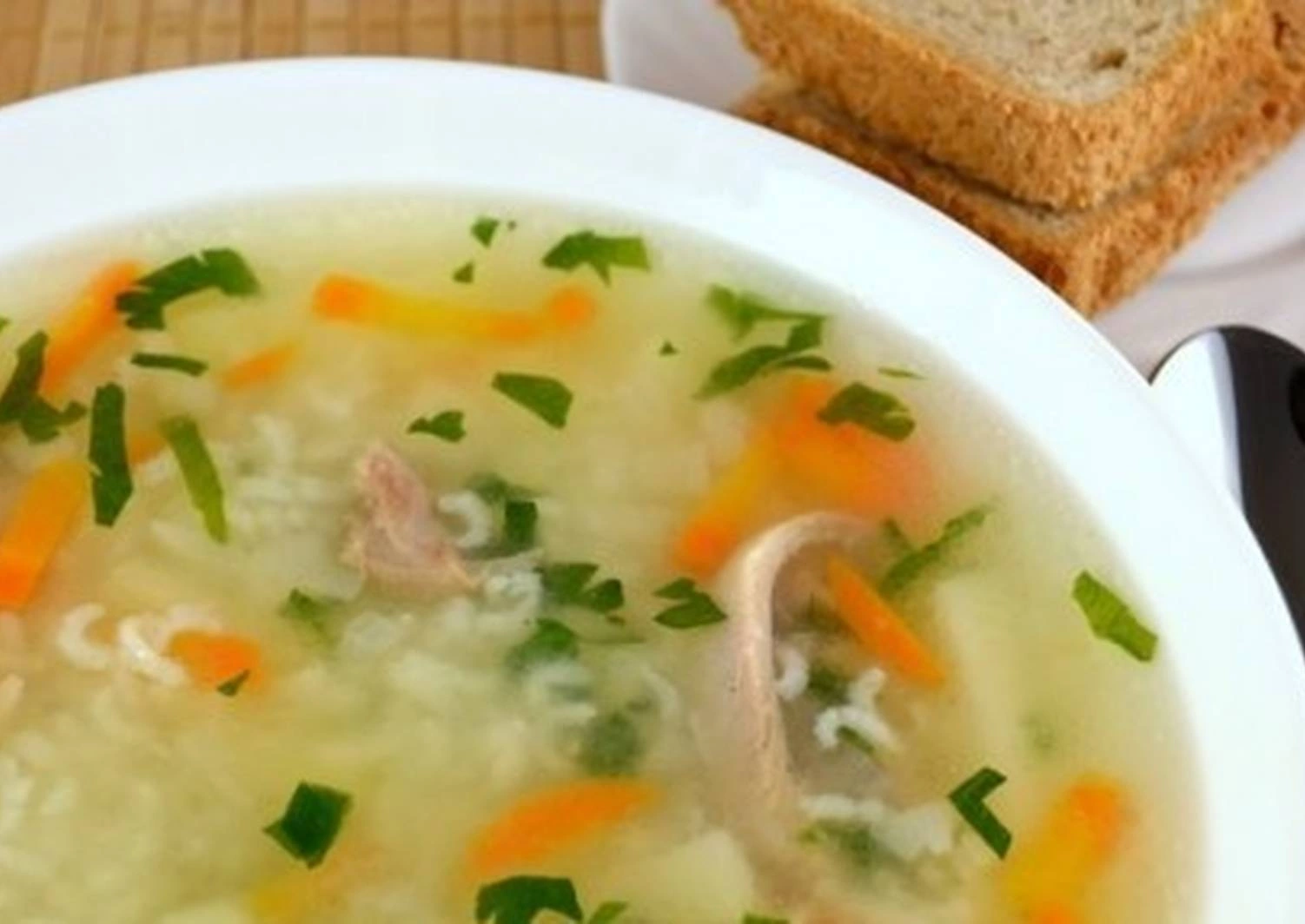 Домашний суп из утки