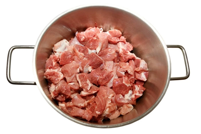 Карбонат из свинины на сковороде