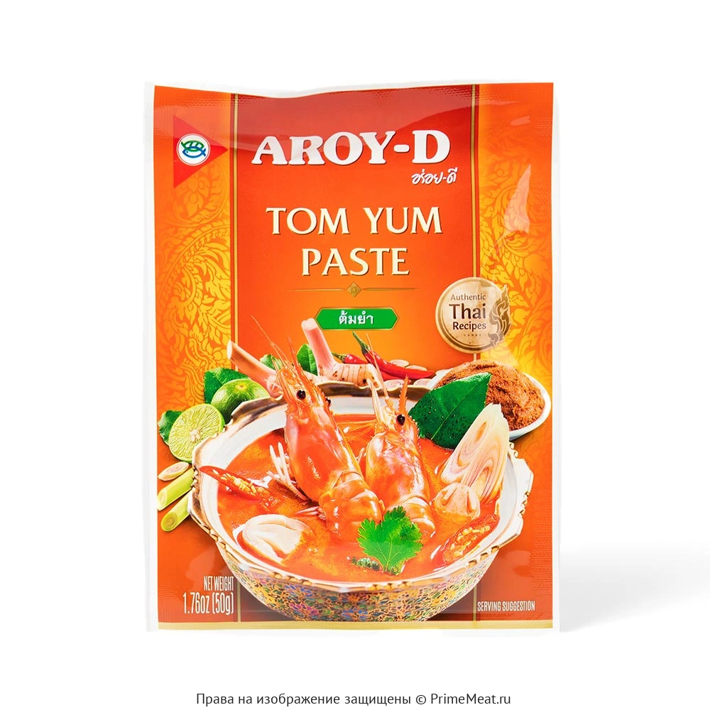 Соус на основе растительных масел "Паста Том Ям" AROY-D 50 г (фото)