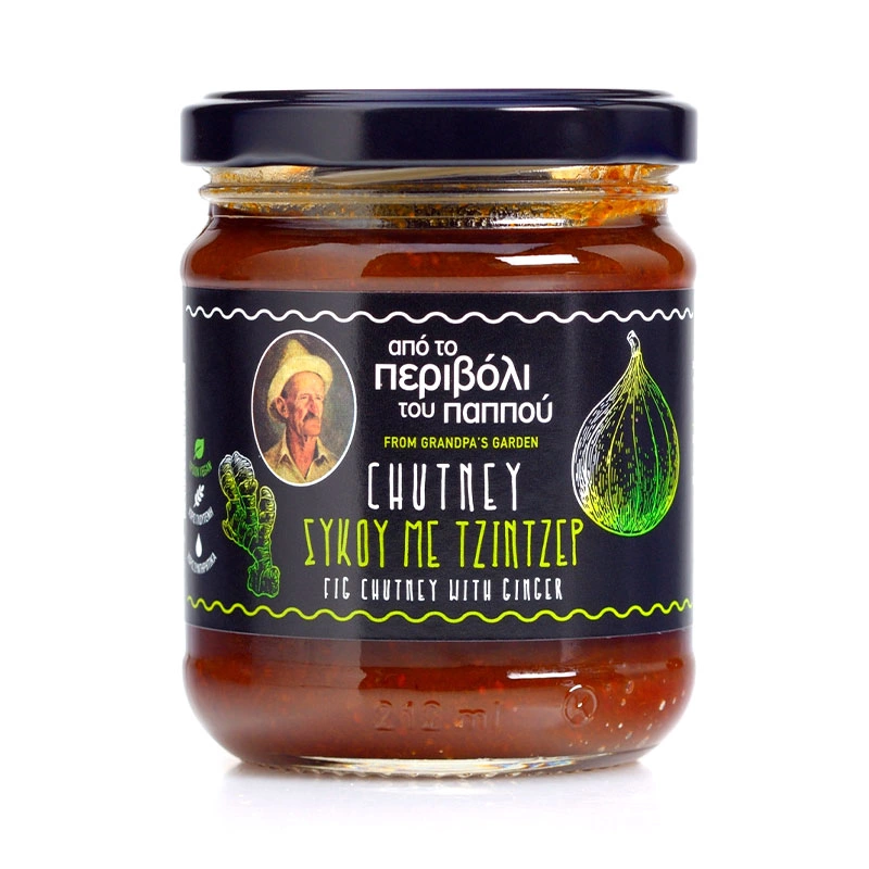 Соус-чатни из инжира с имбирем, KONTOS 220г (фото)